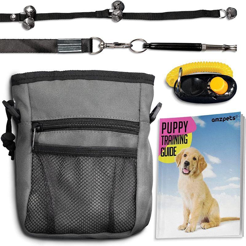 AMZpets 犬のしつけ4点セット (犬用クリッカー、犬 おやつポーチ、犬用ドアベル、超音波の犬笛) しつけ用品 tocoとふんわり生活防水シーツ 抗菌防ダニ フラットタイプ(全10サイズ2色) おねしょシーツ 介護 赤ちゃん ペット (サンド, ファミ