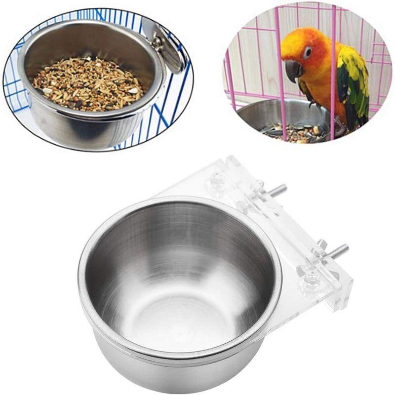 いラインアップオウムボウル 深型バード食器 バードゲージに取り付け スタンドフォーム 鳥 イン とり えさ 餌入れ ウォーターフィーダー 小鳥用食器 トリ 挿し餌用品 LEDMOMO 5個ペット医学フィーダー再利用可能なプラスチック製のベビーオウムタブレットディスペンサー若い鳥ミルク栄養チューブ小動物用若い