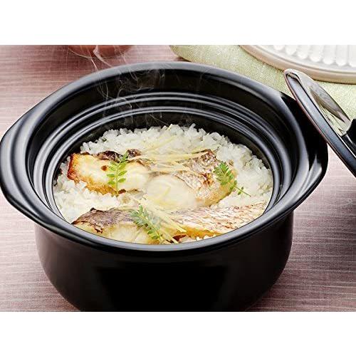 菊花土鍋 5合 炊飯鍋 ごはん鍋 直火対応 萬古焼 日本製 粉引、ルリ釉