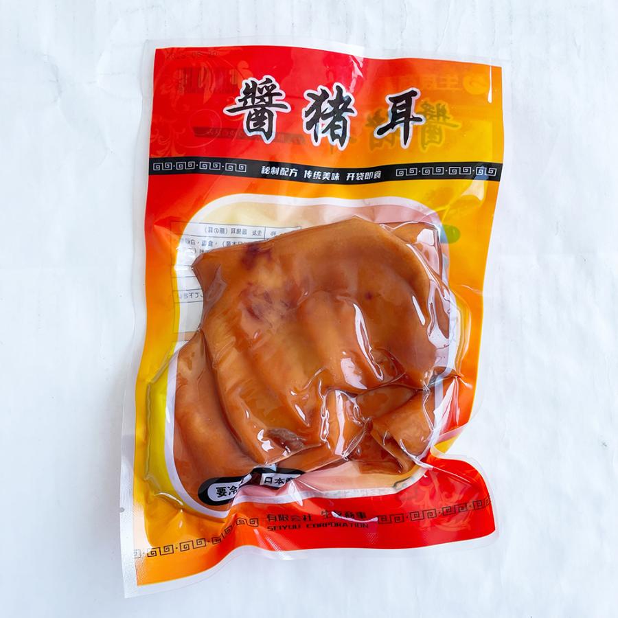 ミミガー 豚耳の醤油煮込み 2枚入り 生友滷豚耳 日本国内加工 冷蔵品