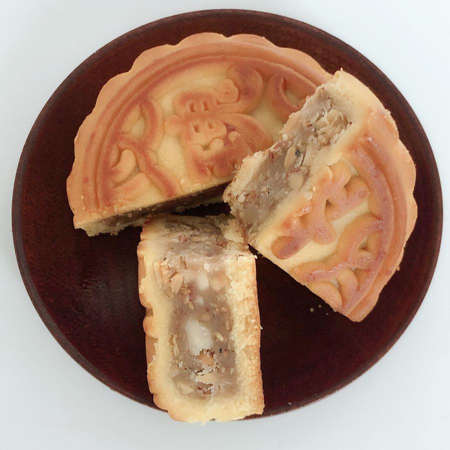 枚瑰（バラ）月餅 生友偉業 4個入 中国産 400g 冷凍食品と同梱不可