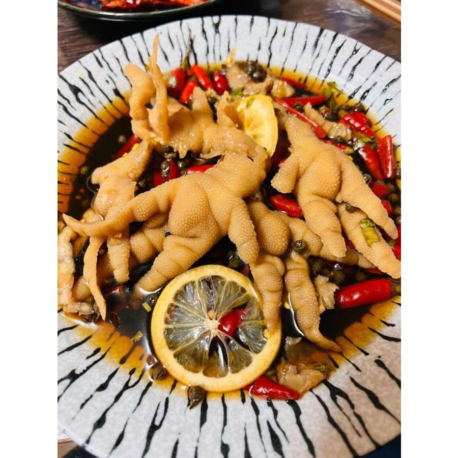 鶏モミジ レモン骨なし鶏の足 延明檸檬酸辣無骨鳳爪 380g 酸っぱいし