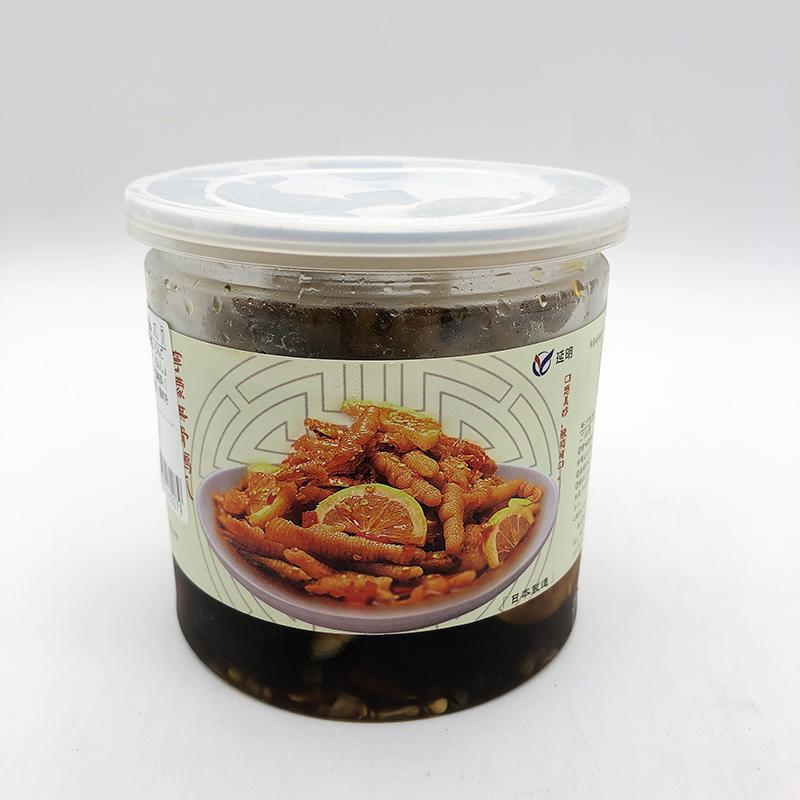鶏モミジ レモン骨なし鶏の足 延明檸檬酸辣無骨鳳爪 380g 酸っぱいし