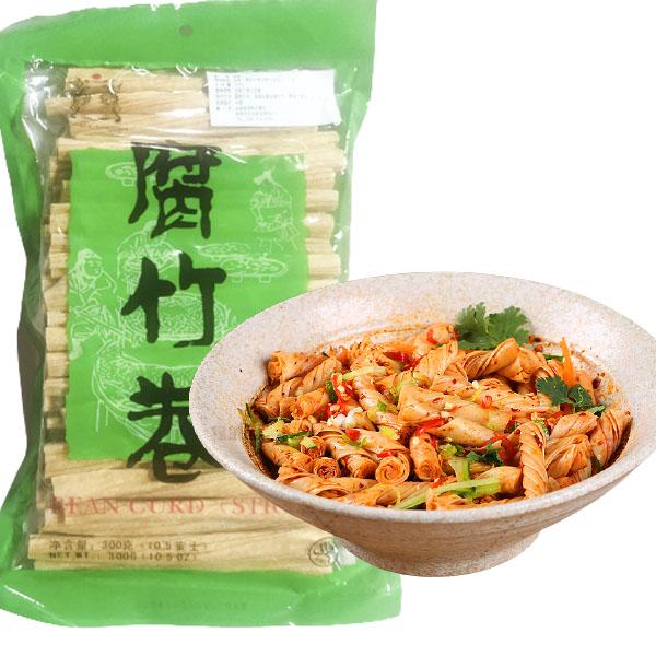 腐竹巻 中国乾燥ゆば フチク 大豆製品 ヘルシー湯葉 火鍋の素300g 中華食材 中華食品｜happylife888｜05