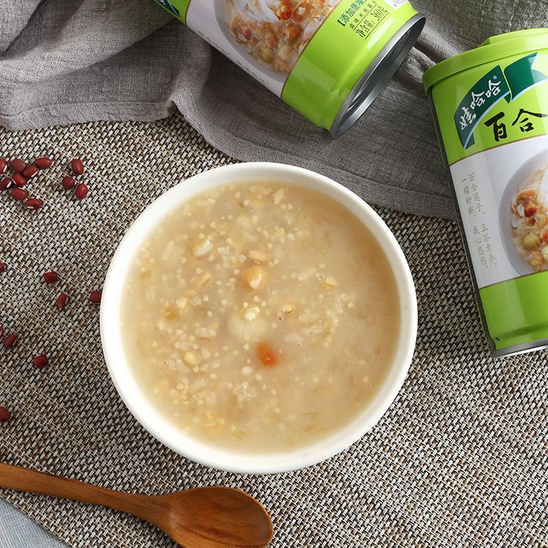 娃哈哈百合蓮子八宝粥 百合根と蓮の実入り360ml ハッポウカユ ワハハ