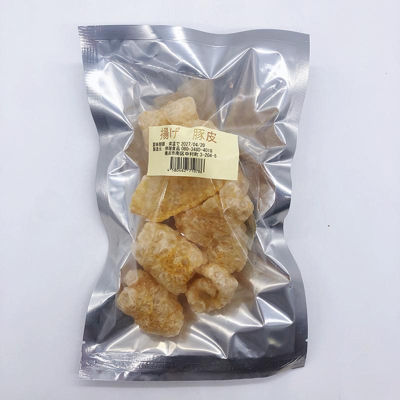 揚げ豚皮 40g 前後 炸猪皮 火鍋最適 コーラゲン 中華食材 中華食品