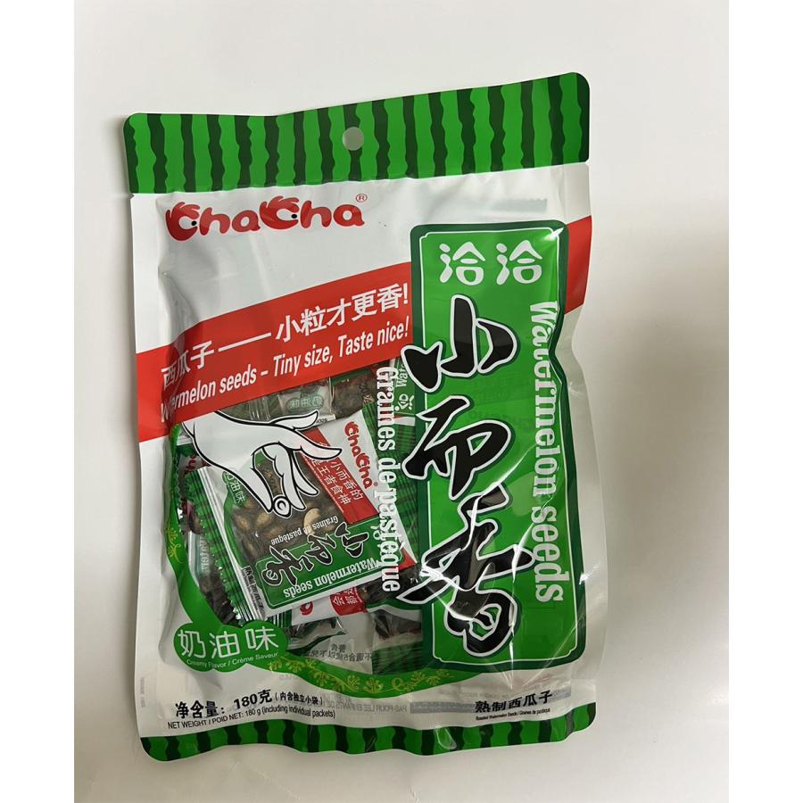 洽洽小而香西瓜子（乃油味）5点セット 味付け食用スイカの種 クリーム
