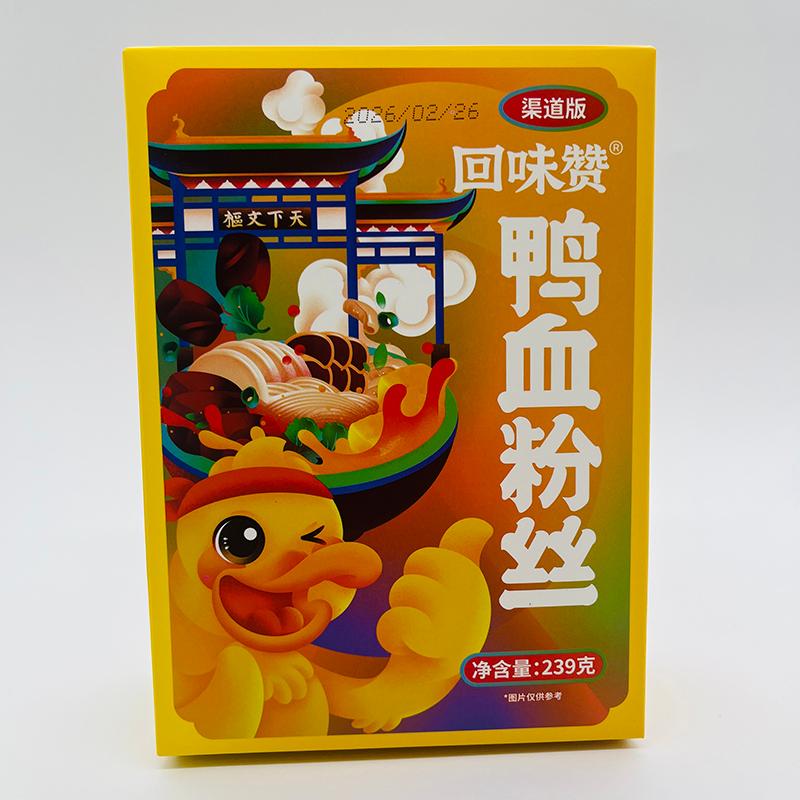 回味賛 鴨血春雨（オリジナル味）239g 即席春雨 中華風春雨スープ 南京