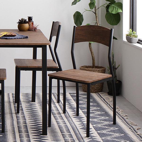 ヴィンテージテイスト シンプルダイニング 5点セット : ハッピー