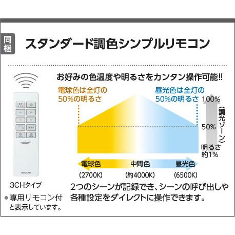 KOIZUMI(NS) コイズミ照明 LED調光・調色シーリングライト〜12畳 AH55707_3