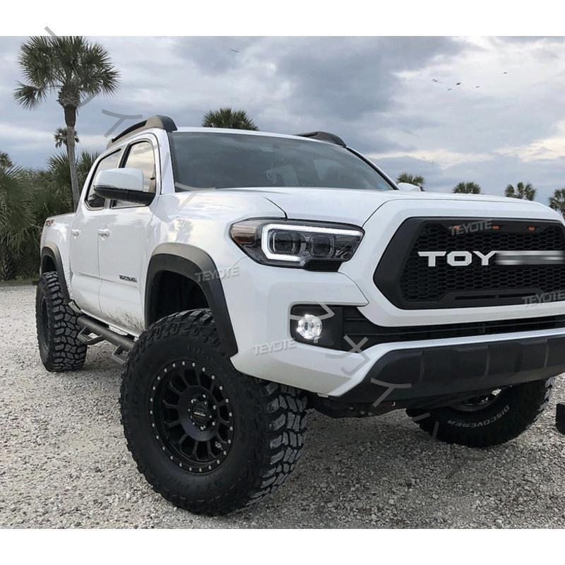 トヨタ タコマ TACOMA GRILLE 2016-2022 高品質 3連LED フロントグリル TOYOTAロゴ付き 外装 フロントグリル ガーニッシュ カスタム パーツ01｜happylove｜07