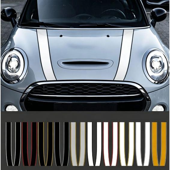 MINI ステッカー ストライプ デカール エンジンフード ボンネット ミニ