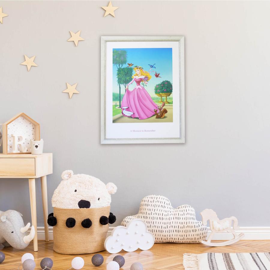 額入りポスター ディズニー 眠れる森の美女 オーロラ姫 ＜CP DS15 ディズニー A Moment to Remember ＞ 幅570mm×高さ720mm インテリア 額入り おしゃれ