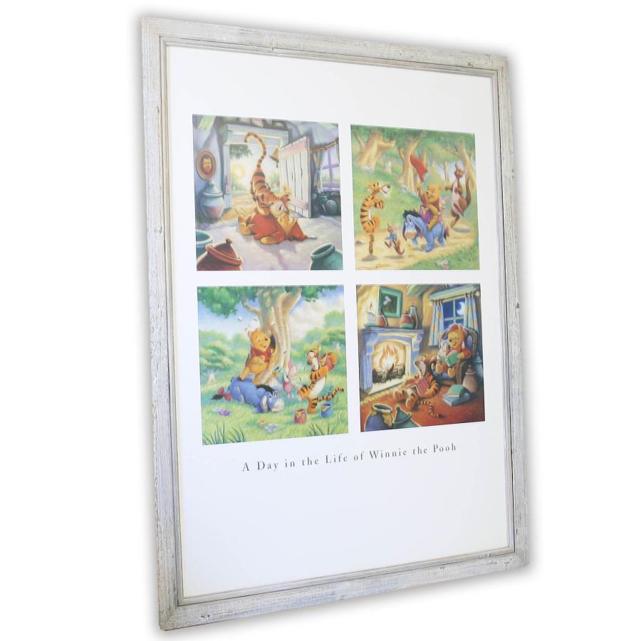 額入りポスター くまのプーさん ＜CP DS16 ディズニー A Day in the Life of Winnie the Pooh ＞ 幅680mm×高さ880mm インテリア 額入り
