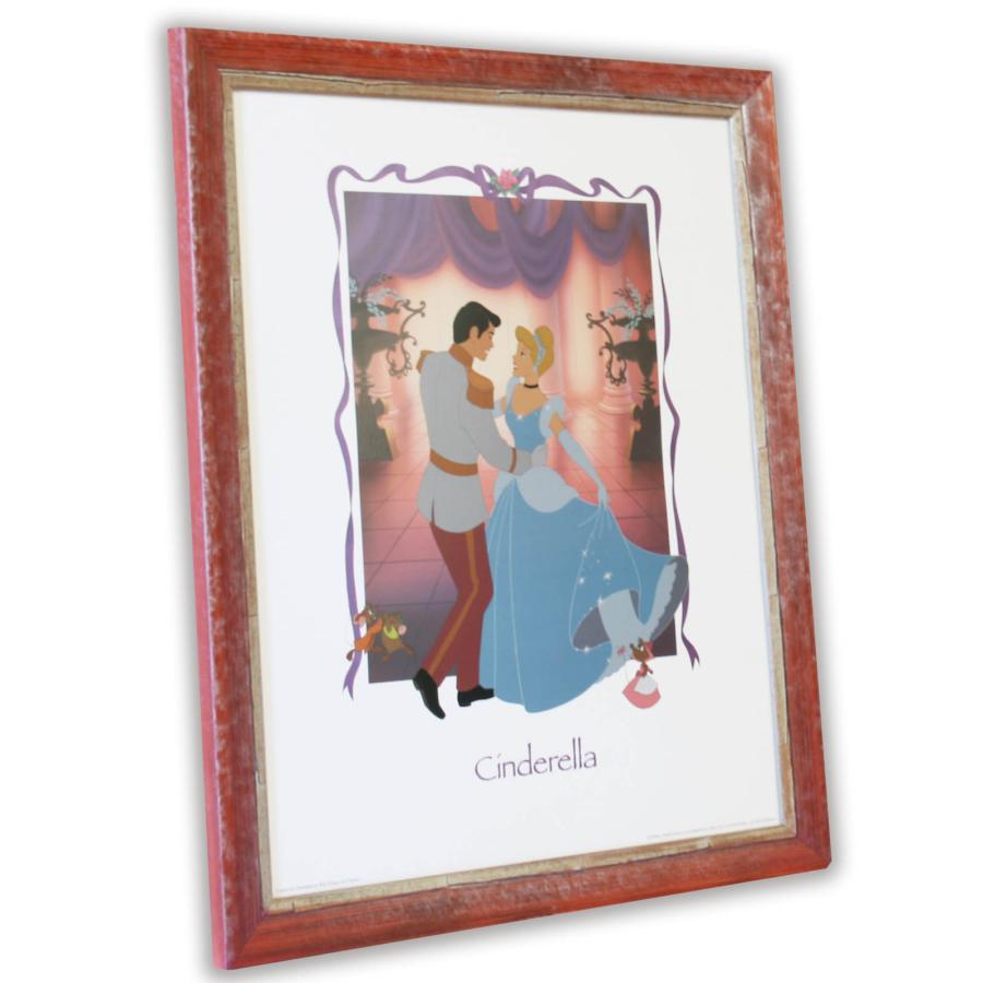 額入りポスター ディズニー シンデレラ ＜CP DS20 ディズニー シンデレラ Cinderella ＞ 幅468mm×高さ570mm インテリア 額入り おしゃれ