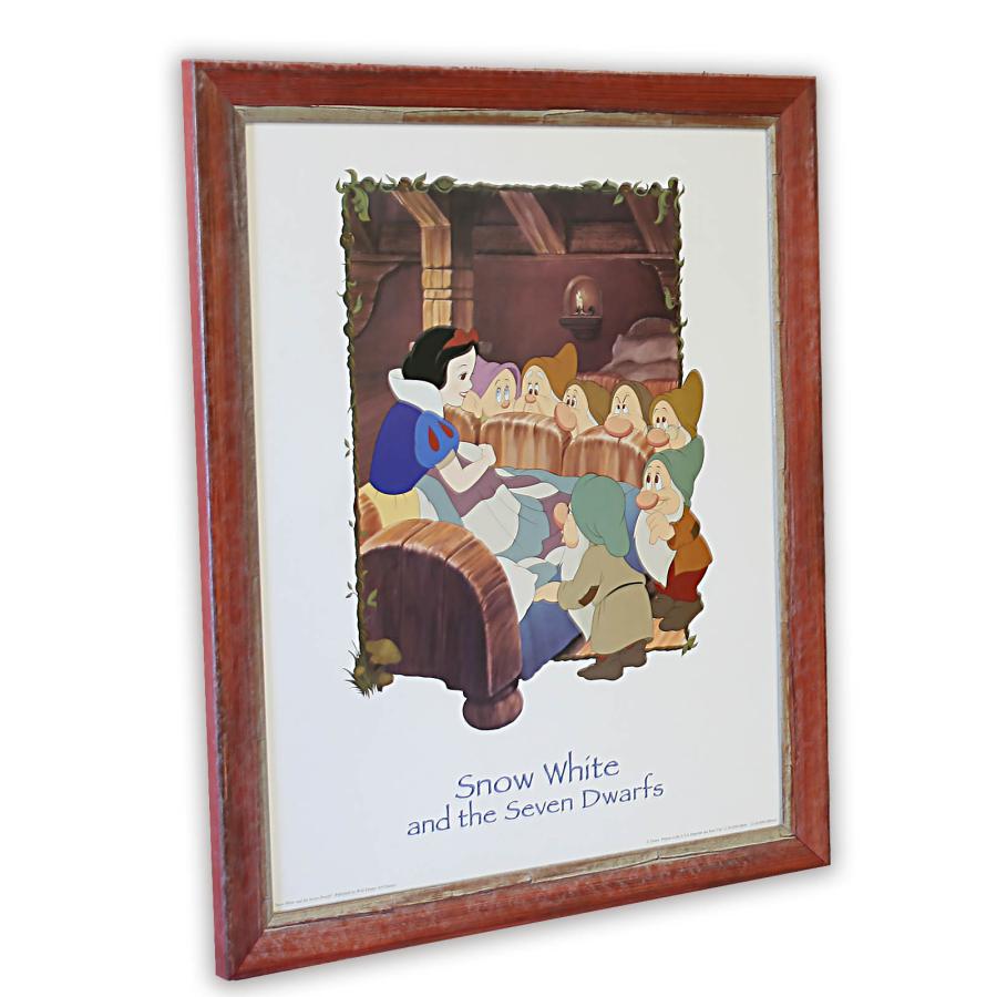 額入りポスター 白雪姫 ＜CP DS21 ディズニー 白雪姫 Snow White and the Seven Dwarfs ＞ 幅470mm×高さ570mm インテリア 額入り