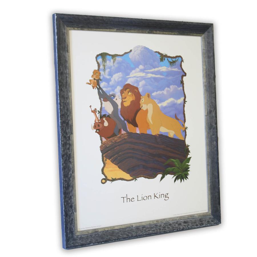 額入りポスター ディズニー ライオンキング ＜CP DS27 ディズニー The Lion King ＞ 幅470mm×高さ570mm インテリア 額入り おしゃれ