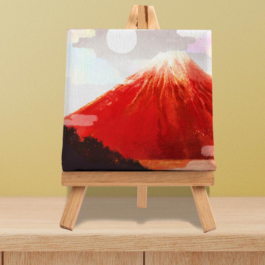 富士山 絵 キャンバスアート 風水 30cm×30cm アート パネル キャンバス