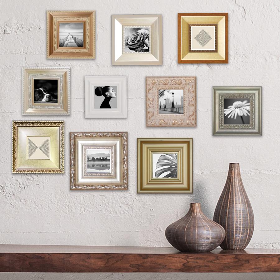 額縁 ミニサイズ 10個セット フレーム おしゃれ ゴールド シルバー