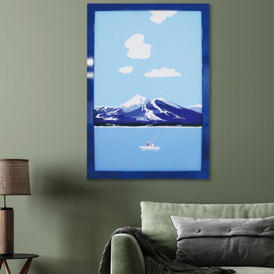 井筒啓之 額入りアートポスター HI06 「Landscape like the Movie Oh My Darling Clementine ， 2016 」 65×45cm アートパネル アートフレーム_1