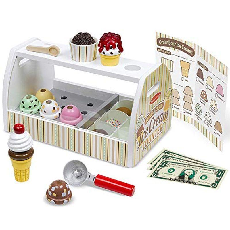 メリッサ&ダグ(Melissa&Doug) 木製おもちゃ アイスクリーム屋さん ごっこ遊び 正規品 9286