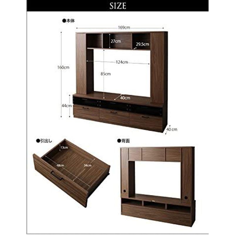高評価続出！ SEMI-TU 壁面収納 テレビボード 170cm ハイタイプテレビ台 TU-040500020 【PET9929756665】(35077円)