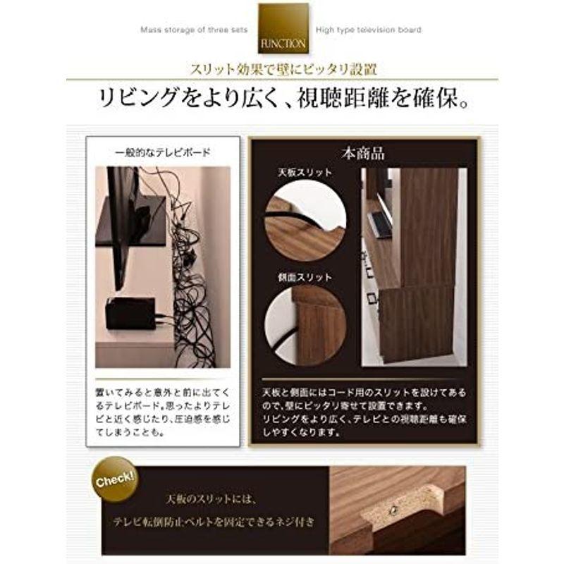 高評価続出！ SEMI-TU 壁面収納 テレビボード 170cm ハイタイプテレビ台 TU-040500020 【PET9929756665】(35077円)