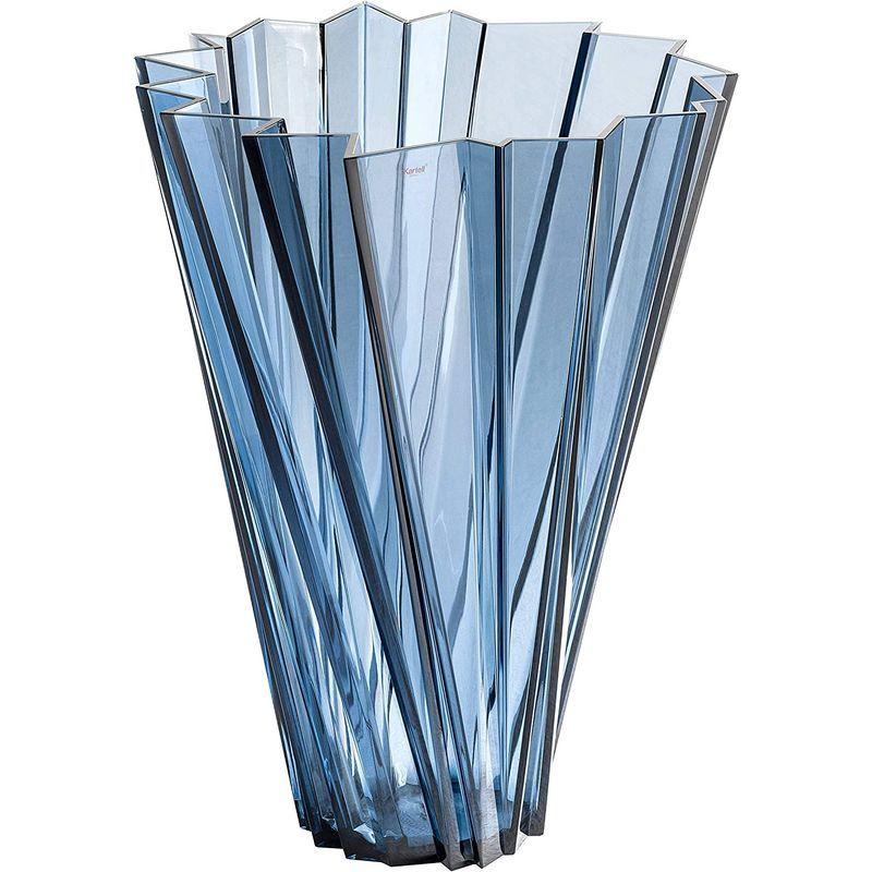 【国産】 カルテル フラワーベース ブルー φ35/H44cm シャンハイ SFAC-K1229-BL国内総代理店正規品 【4761211485】(24110円)
