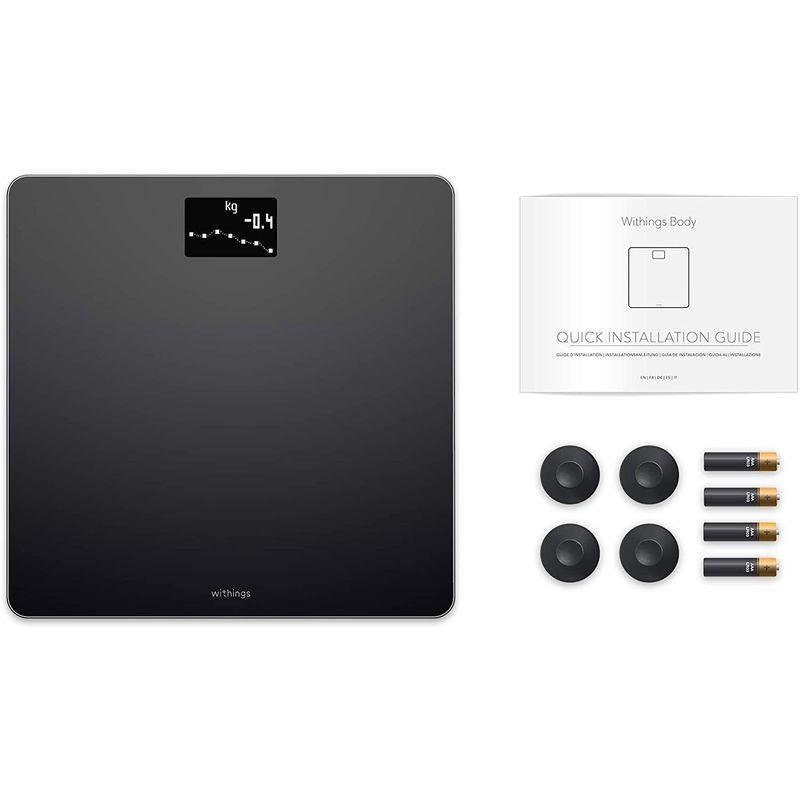 Withings Body フランス生まれのスマート体重計 ブラック Wi-Fi