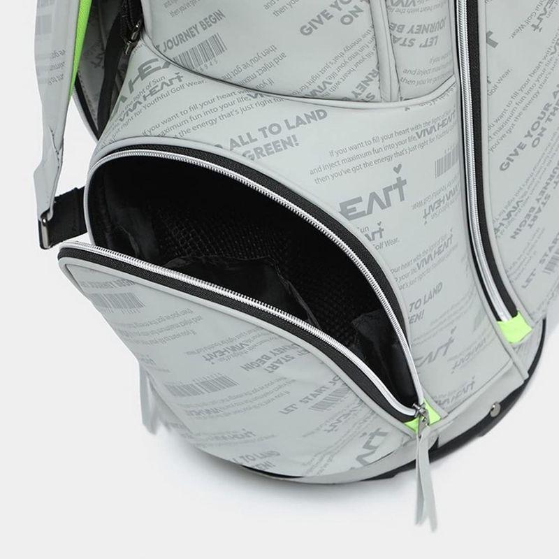 ビバハート 9.0型 キャディバッグ スタンド式 013-15800 菅原大地コラボグレー（13） 0型 キャディバッグ スタンド式 菅原大地コラボグレー 　