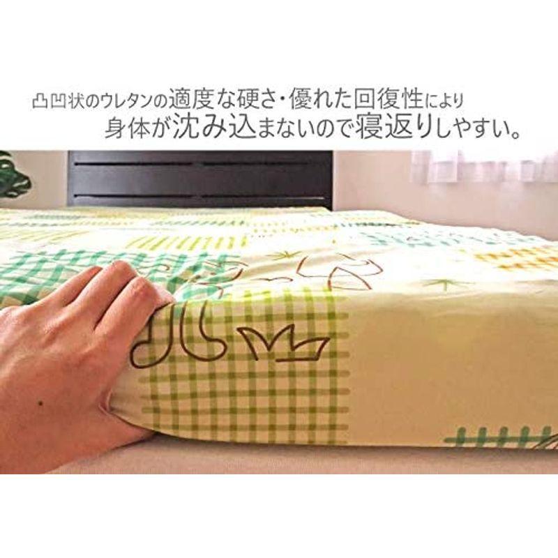 腰痛対策 敷き布団 らくらく敷ふとん シングル8×91×200cm 日本製 色柄込 KTZ0001T 日本製 敷き布団 らくらく敷ふとん シングル8×91×200cm 色柄込 KTZ0001T 　