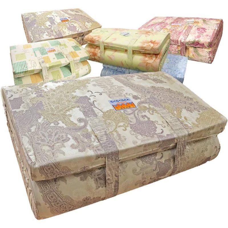 腰痛対策 敷き布団 らくらく敷ふとん シングル8×91×200cm 日本製 色柄込 KTZ0001T 日本製 敷き布団 らくらく敷ふとん シングル8×91×200cm 色柄込 KTZ0001T 　