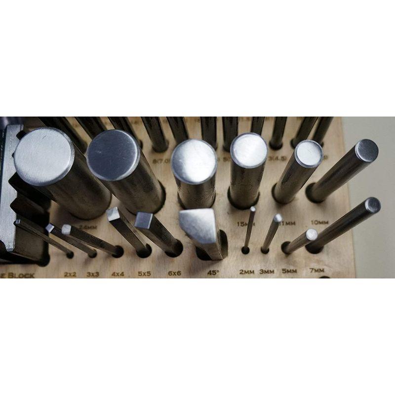 プロ用フォーミングセット 矢坊主、サイコロ台等総数56個 コンチョ