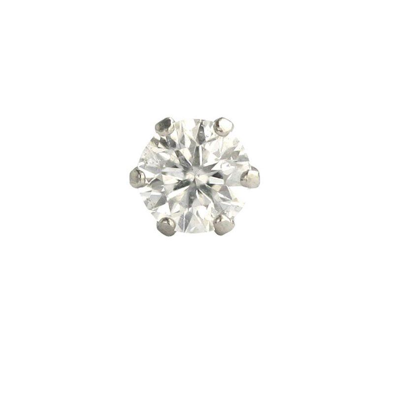 DIAMOND WORLD レディース ジュエリー PT900 天然 ダイヤモンドピアス