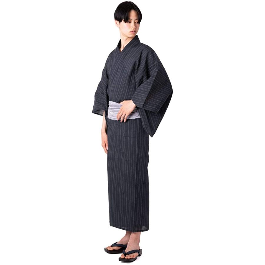 新色追加 男着物の加藤商店 浴衣 メンズ セット 3点セット 綿麻浴衣 兵児帯 下駄 着付けガイドブック付き メンズ浴衣 男着物専門店品質 M 黒白 ハッピーミディアム 通販 Yahoo ショッピング 定価から3０ オフ Www