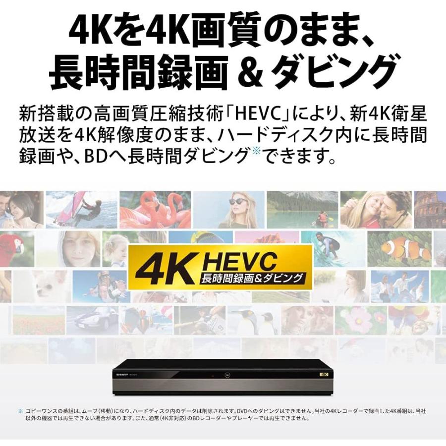 早い者勝ち訳あり！ シャープ 2TB 3番組同時録画 4K ブルーレイレコーダー 4B-C20DT3 4K放送 W録画/長時間録画対応 【QG9669055394】(34157円)