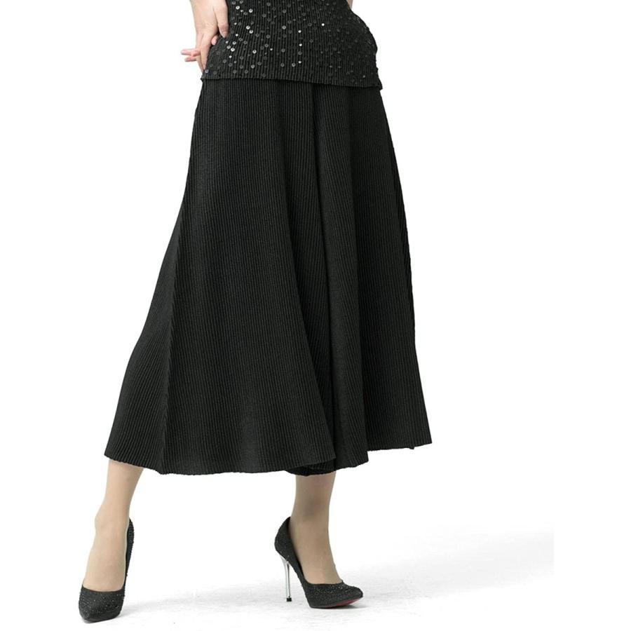 SPECCHIO (スペッチオ) シャトルプリーツ ガウチョパンツ (フレア/プリーツ) 入学式 上品 [ レディース/大きいサイズから小さいサイズ