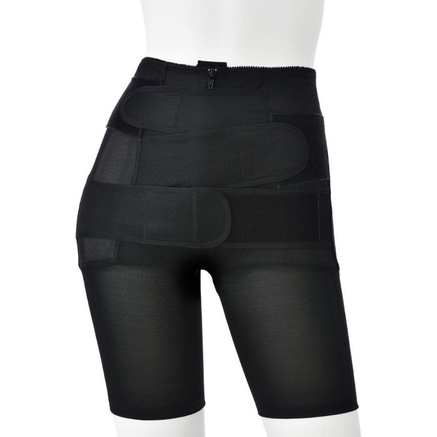 犬印 産後リフォーム ニッパー ガードル 骨盤ベルト兼用 産後ママのオールインワン ガードル M ブラック