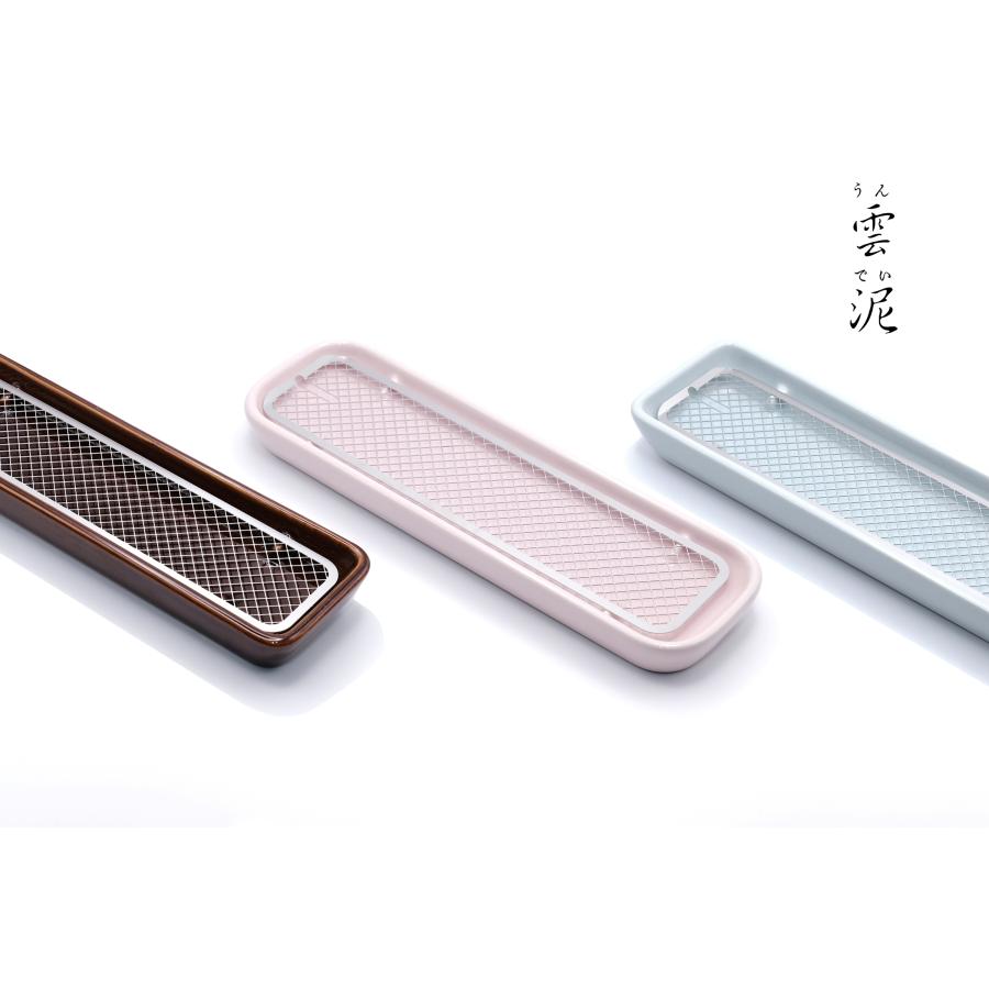 お香立て オシャレ お香 線香 対応 線香立て 横置き リラックス 桜 のデザイン 癒し 香炉 仏壇 仏具用品、陶製品です の商品画像