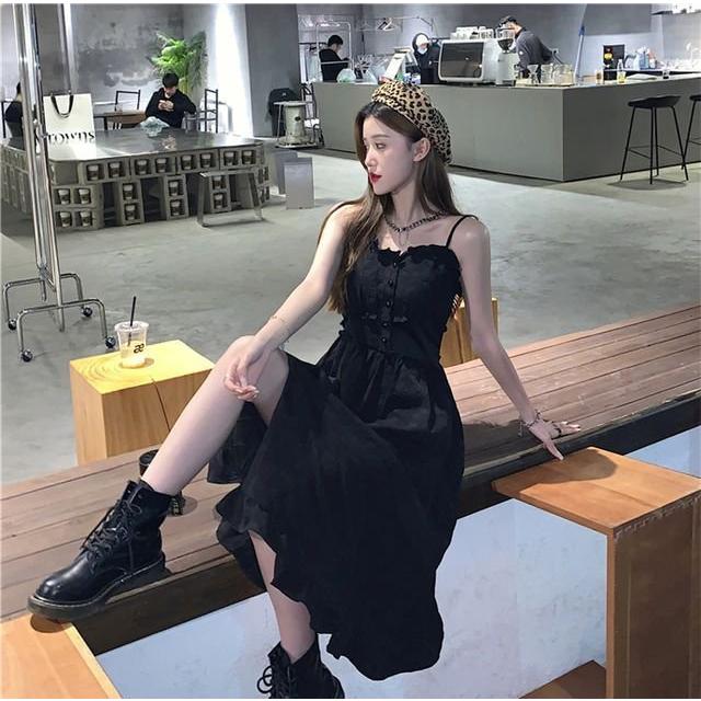 うのにもお得な情報満載 レディース ワンピース フェミニン レイヤード ロング丈 ミモレ丈 マキシロング丈 キャミワンピース フリルキャミワンピース ノースリーブ 夏 春 ワンピース カラー ブラック Www Laurence Institut Fr