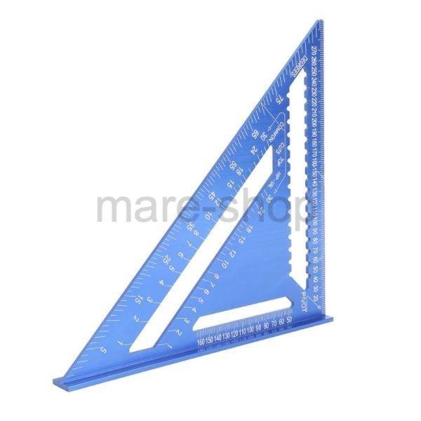 木工ツール 角度定規 7 12インチ トライアングル 三角形 角度 分度器 定規｜happyoutlet8｜10