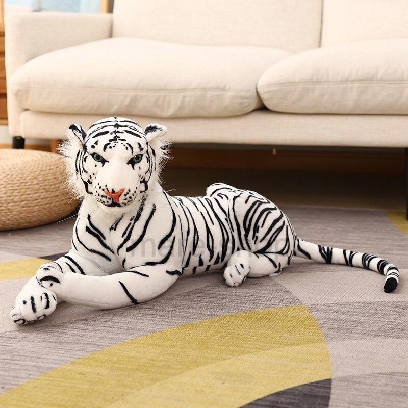 ぬいぐるみ リアルタイガー 虎 大きい 動物 イエロー ホワイト トラ 
