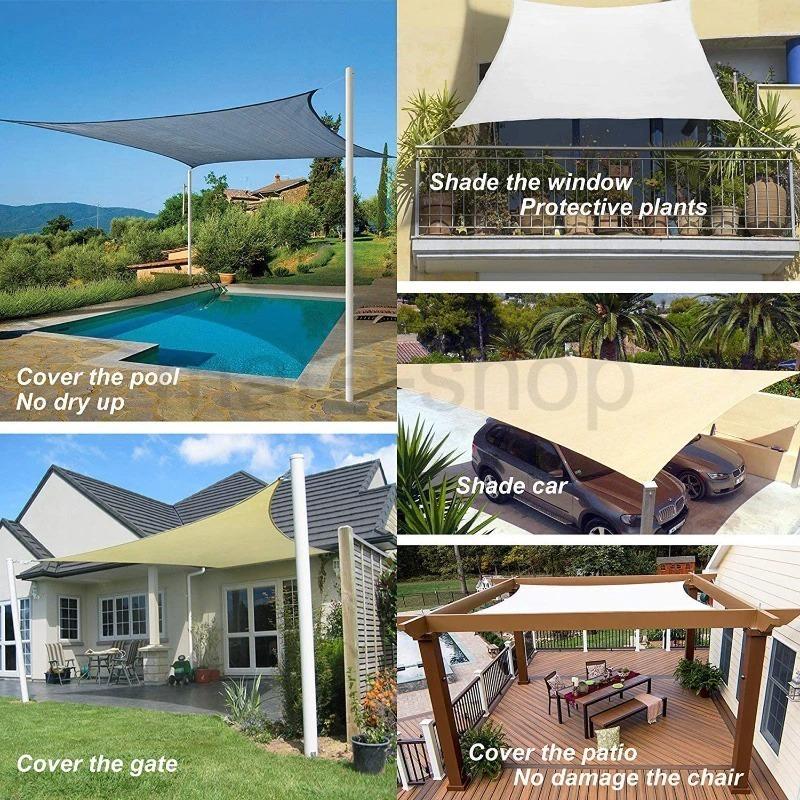 喜ばれる誕生日プレゼント タープテント タープ サンシェード 庭 おしゃれ 大きい 日よけ おすすめ 防水 目隠し キャンプ プール テラス バルコニー スクエア グレー Aynaelda Com