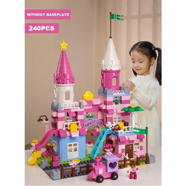 レゴ 互換 ブロック おもちゃ 240ピース 女の子 プリンセス キャッスル お城 知育 教材 Toy Lego004 Happy Outlet 通販 Yahoo ショッピング