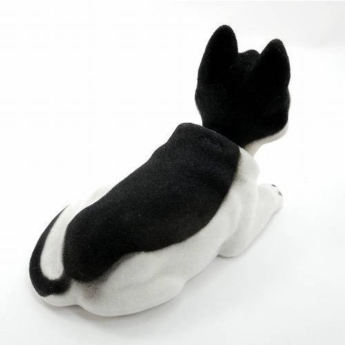 首振り犬 ハスキー犬 AO-016 赤べこ風 イヌの首振り人形 置き物 首が