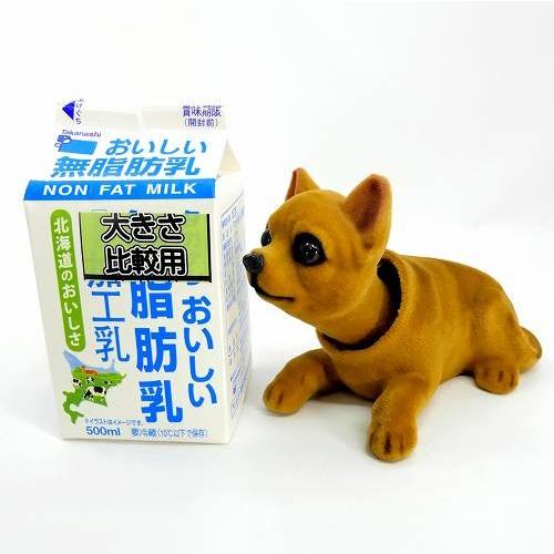 首振り犬 チワワ AO-018 赤べこ風 イヌの首振り人形 置き物 首が