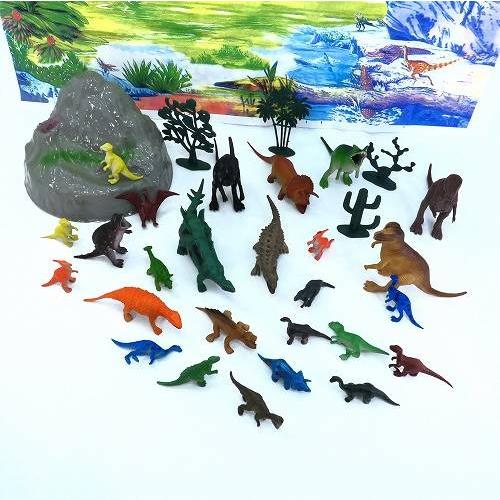 送料無料 恐竜 ミニチュア 26個 セット フィギュア ジオラマ