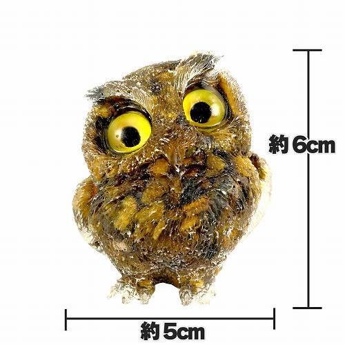 ミニチュア ふくろう タイガーアイ 虎目石 パワーストーン 天然石 開運