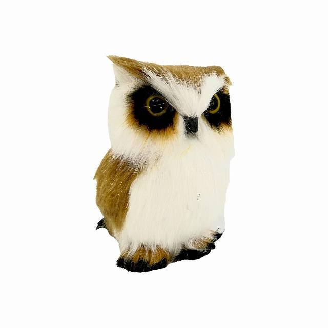 ふくろう ミニチュア 茶色 縁起物 かわいい フクロウ 置物 マスコット オブジェ 動物 Ao 4 宅配便のみ Ao 4 バラエティ雑貨 ハッピーパッチ 通販 Yahoo ショッピング
