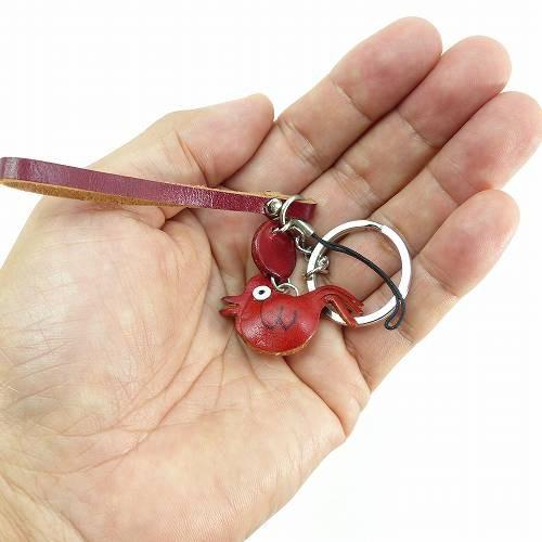 レザー製 鳥型チャーム ストラップ付き 楽天市場】本革 バッグチャーム 本牛革 アクセサリー 鳥型の革製